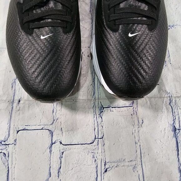Nike MENS 8.5 WIDE Air Zoom Infinity Tour Golf Shoe Black White Volt CT0541 077 - Picture 6 of 10